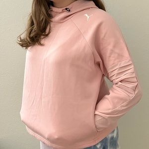 Puma High-Quality Pink Athletic Hoodie